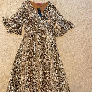 Beautiful Print Maxi Women’s Dress